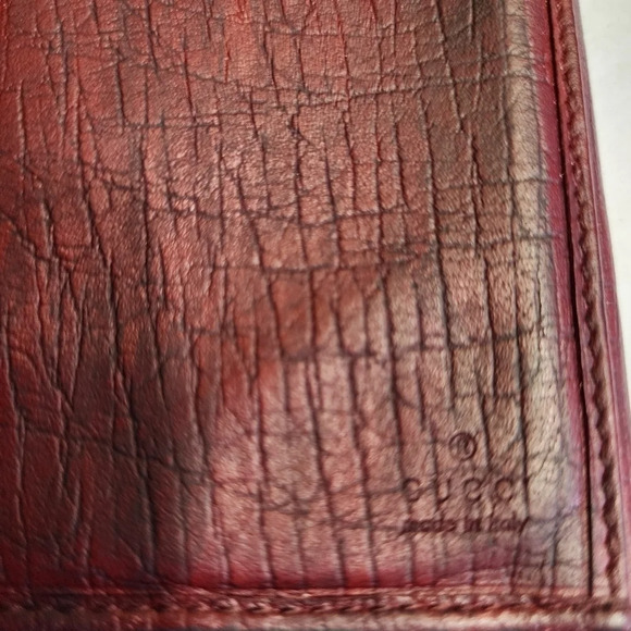 Authentic Gucci jackie canvas custom dye long bifold wallet - Picture 10 of 11